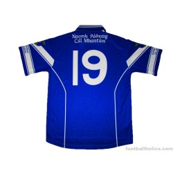 2002-09 St Patrick's GAA Wicklow (Naomh Pádraig Cill Mhantáin) O'Neills Match Worn Home Jersey #19