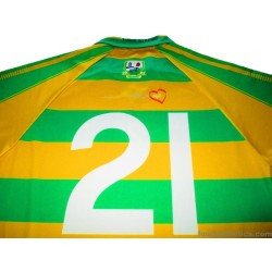 2010-13 Edendork St Malachy's GAA (Éadán na dTorc Naomh Maoileachlainn) Match Worn Home Jersey #21