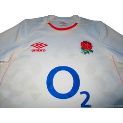 2020-21 England Rugby Umbro Pro Home Jersey