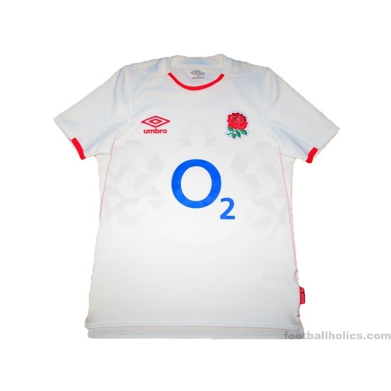 2020-21 England Rugby Umbro Pro Home Jersey