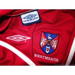 2000-02 Westmeath GAA (An Iarmhí) Umbro Player Issue Training Jersey