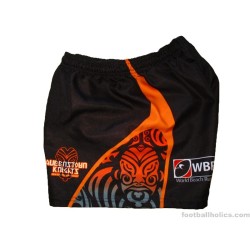 2013-15 Queenstown Knights Rugby Olorun Player Issue Away Shorts