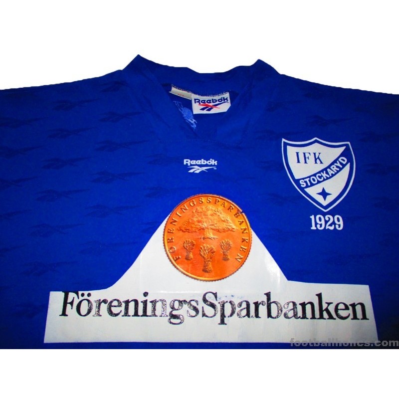 1995-97 IFK Stockaryd Reebok Match Worn Home Shirt #2