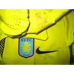 2010-11 Aston Villa Nike Player Issue GK Home Shorts