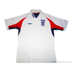 2001-02 England Umbro Premier Pro Training Shirt