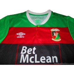 2019-20 Glentoran Umbro Match Issue Home Shirt #47