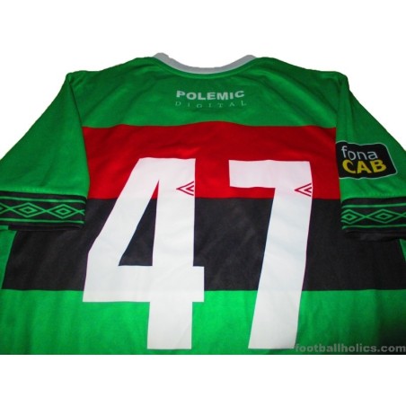 2019-20 Glentoran Umbro Match Issue Home Shirt #47