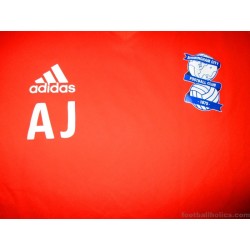 2017-18 Birmingham Adidas Staff Worn Training Shirt 'AJ'