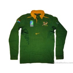 2003 South Africa Rugby 'World Cup' Nike Home L/S Jersey