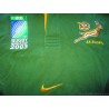 2003 South Africa Rugby 'World Cup' Nike Home L/S Jersey