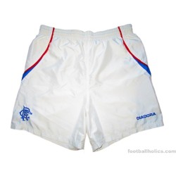 2003-05 Rangers Diadora Home Shorts