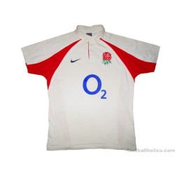 2002-03 England Rugby Nike Home Jersey