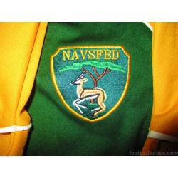 2009-10 South Africa Afrikaners Rugby NAVSFED Match Worn Home Jersey #7