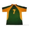 2009-10 South Africa Afrikaners Rugby NAVSFED Match Worn Home Jersey #7