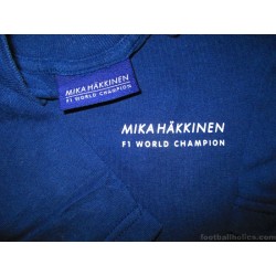 1998-99 Mika Häkkinen 'F1 World Champion' Goodsports Tee Shirt