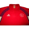 2000-01 Ajax Adidas Red Polo Shirt