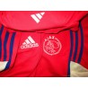 2000-01 Ajax Adidas Red Polo Shirt