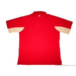 2000-01 Ajax Adidas Red Polo Shirt