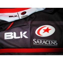 2016-17 Saracens Rugby BLK Home Jersey #2