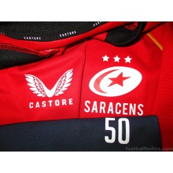 2021-22 Saracens Rugby Castore Player Issue Training Jersey #50 (Kpoku)