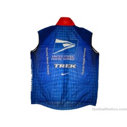 2001 US Postal Service Nike Cycling Windfront Vest Jersey