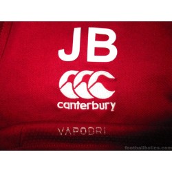 2019 Northamptonshire Cricket Canterbury Staff Worn Jersey 'JB'