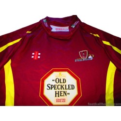 2010-11 Northamptonshire Steelbacks Gray Nicolls Match Worn One-Day Cup L/S Jersey Hall #1