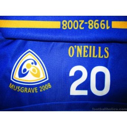 2008 St Brigid's GAC (Naomh Bríd Béal Feirste) O'Neills Match Worn Away Jersey #20