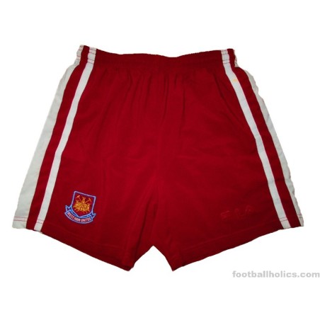 2002-03 West Ham Fila Away Shorts