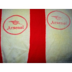 1986-91 Arsenal FC 'Super Reds' Vintage Scarf