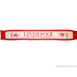 1985-87 Liverpool 'The Pride of Merseyside' Vintage Scarf