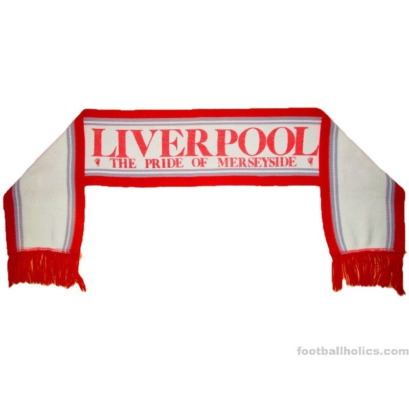 1985-87 Liverpool 'The Pride of Merseyside' Vintage Scarf