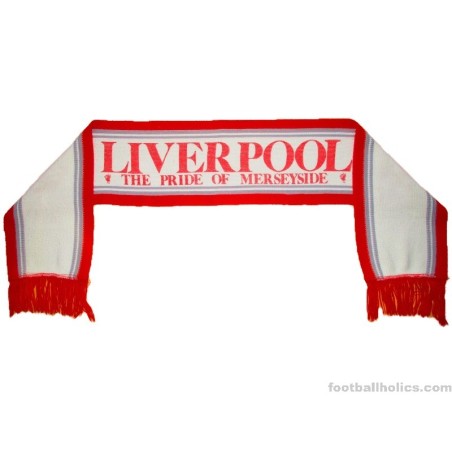 1985-87 Liverpool 'The Pride of Merseyside' Vintage Scarf