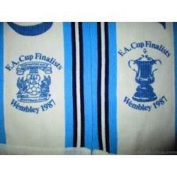 1987 Coventry 'F.A. Cup Finalists Wembley' Vintage Scarf