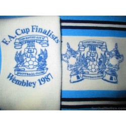 1987 Coventry 'F.A. Cup Finalists Wembley' Vintage Scarf