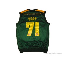 2016 Notts Outlaws Puma Match Worn Twenty20 Jersey Root #71