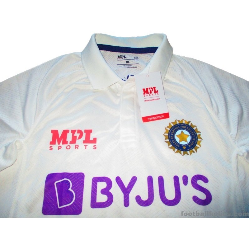 2020-22 India Cricket MPL Sports Test Jersey *w/tags*