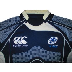 2009 Scotland 'A' Rugby 'IRB Nations Cup' Canterbury Match Worn Home Jersey (Lawson) #20