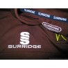 2009 Surrey Brown Caps Surridge Match Worn Twenty20 L/S Jersey Walters #26