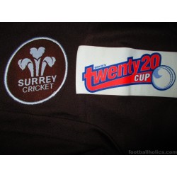 2009 Surrey Brown Caps Surridge Match Worn Twenty20 L/S Jersey Walters #26