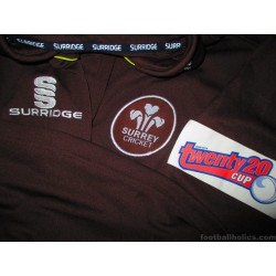 2009 Surrey Brown Caps Surridge Match Worn Twenty20 L/S Jersey Walters #26