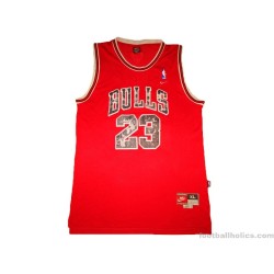 1997-98 Chicago Bulls Nike Authentic Road Jersey Jordan #23