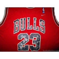 1997-98 Chicago Bulls Nike Authentic Road Jersey Jordan #23