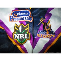 2001 Melbourne Storm Rugby League Fila Jersey