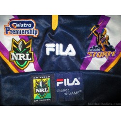 2001 Melbourne Storm Rugby League Fila Jersey