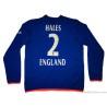 2015-17 England Cricket Adidas Match Worn ODI Jersey Hales #2