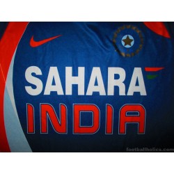 2009-10 India Cricket Nike ODI Jersey