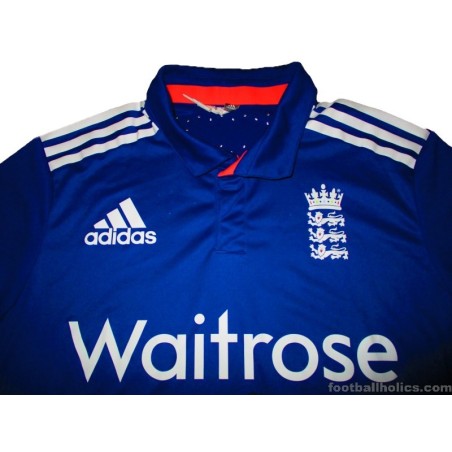 2015-17 England Cricket Adidas Player Issue ODI Jersey Hales