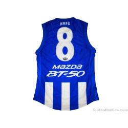 2013 North Melbourne Kangaroos XBlades Match Worn Clash Guernsey (Wells) #8