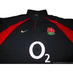 2002-03 England Rugby Nike Away L/S Jersey